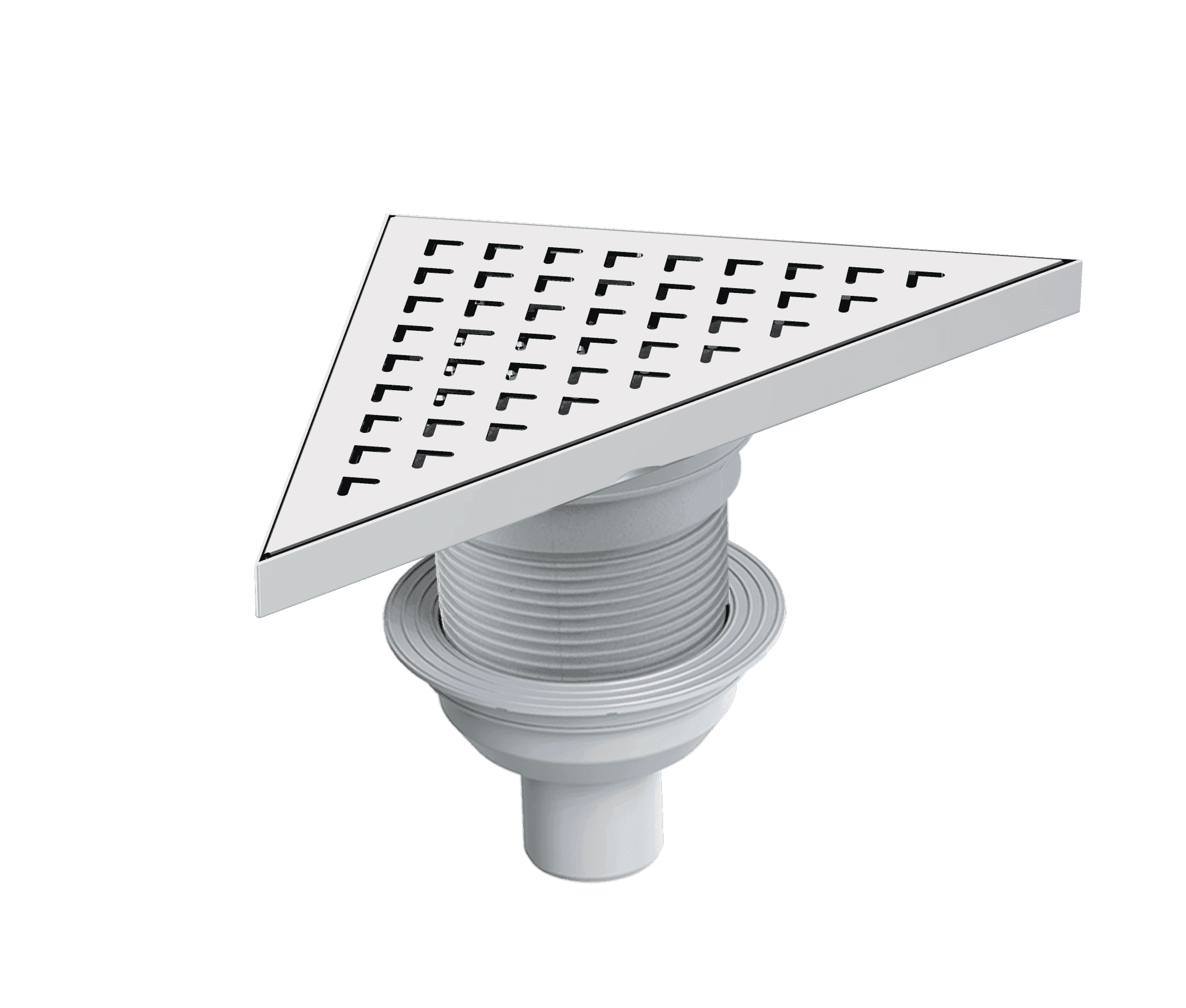 Maxiflow Triangle Series 360° Shower Channel Bottom Ø 50 Side 33 cm