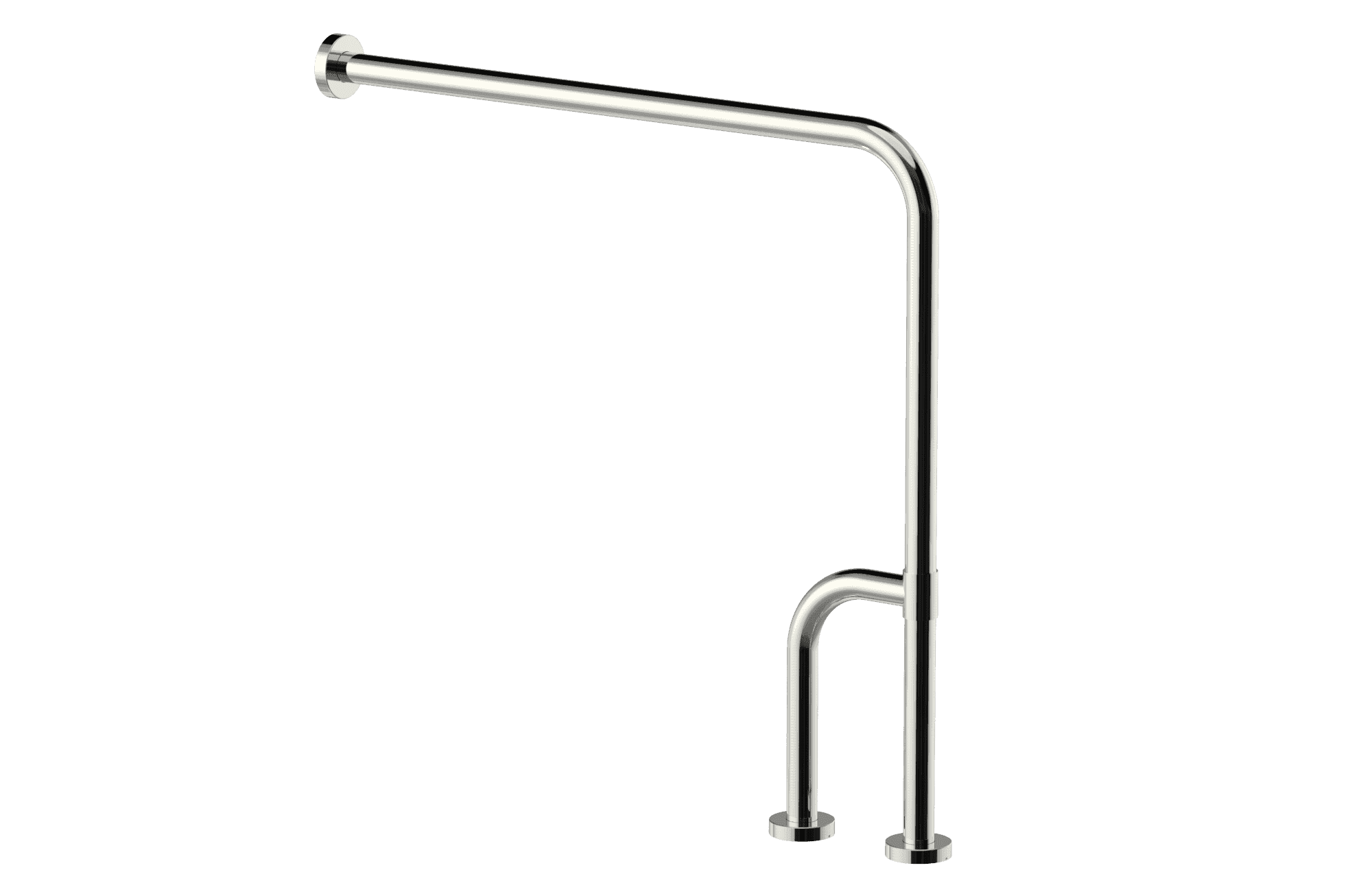 Maxiflow Floor to Wall Cane Foot Grab Bar for Disabled