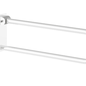 Maxiflow White Articulated Grab Bar for Disabled