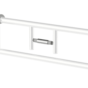 Maxiflow Articulated Roller Paper Holder Grab Bar for White Disabled