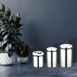 Alternative view of Maxiflow Practical Garbage Can with Hoop Lid 20 Liters