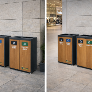 WoodPanel Modular Recycling Station