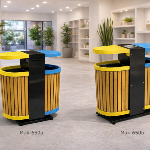 DuoFlip Outdoor Recycling Bin