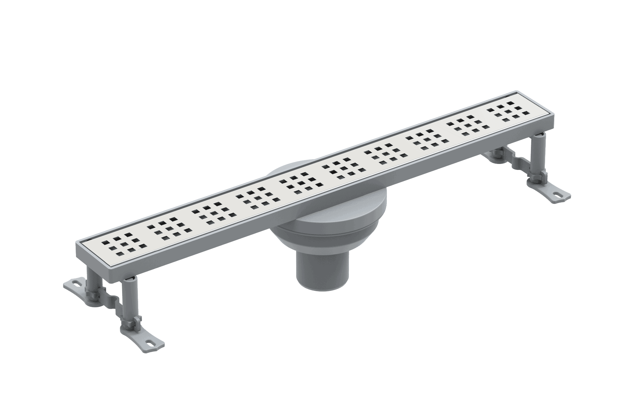 Maxiflow Pera Line Shower Drain 30cm - Bottom Outlet