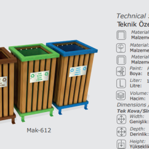 Alternative view of ColorFrame Outdoor Recycling Bin