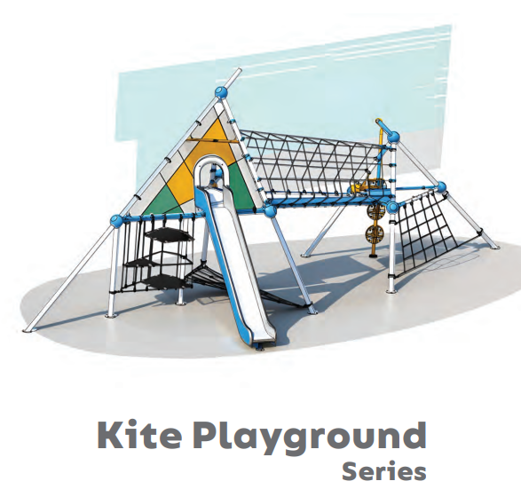 Kite Playground Series: Unconventional, Dynamic, and Multi-Age Playground Structures