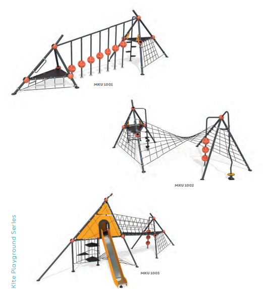 Kite Playground Series: Unconventional, Dynamic, and Multi-Age Playground Structures - Image 2