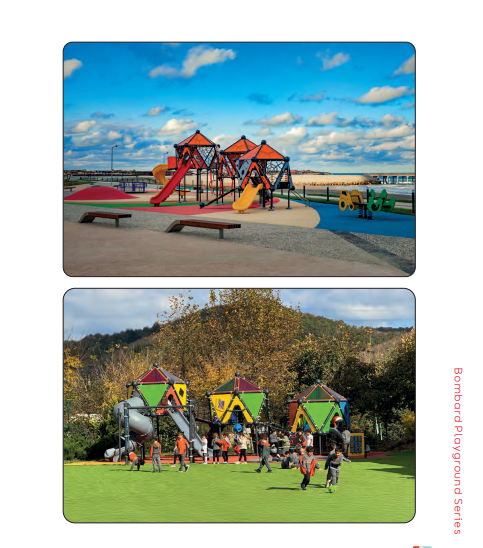 Bombard Playground Series: MBD 1011-1014: High Towers and Spiral Slides Playground - Image 6