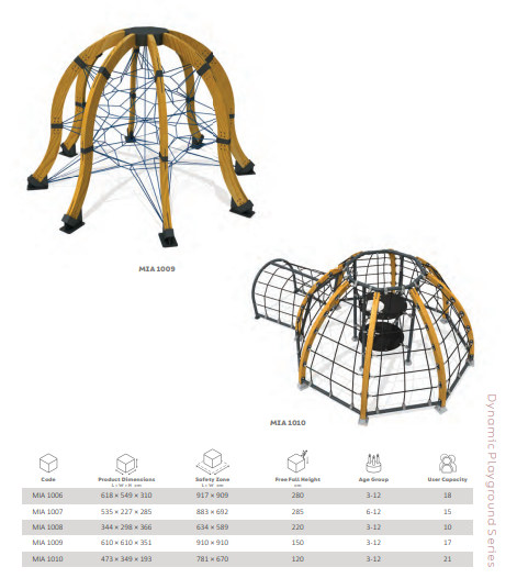 Dynamic Playground Series Multi-Level Rope Climbing Structure - Image 2