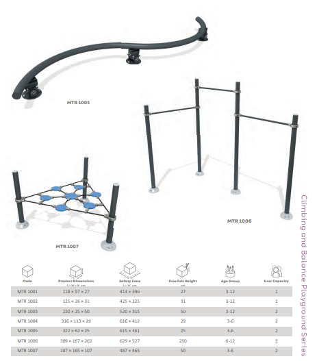 Climbing & Balance Playground Series – Adventure, Coordination & Movement Play Structures - Image 2