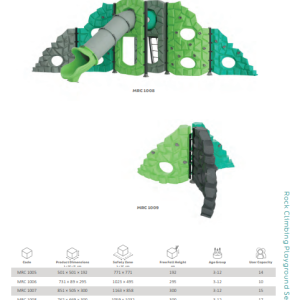 Alternative view of Rock Climbing Panel Set with Slide