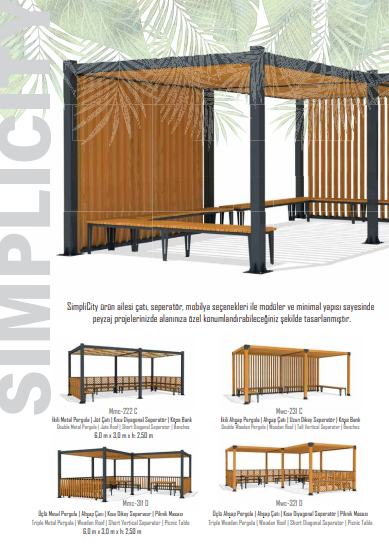 Simplicity Series – Modular Outdoor Pergolas & Minimal Urban Structures
