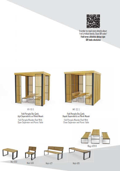 Fold Series – Modular Wooden Pergolas with Vertical Separators - Image 2