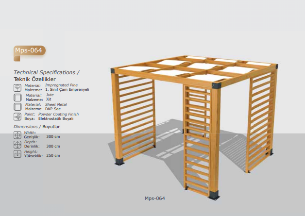 Pergola Series β Stand-Alone Wooden Outdoor Structures - Image 2