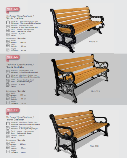 Heritage Bench β Cast Iron Frame with Premium Pine Wood Slats - Image 2