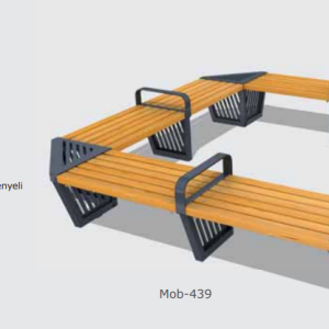Quadris Modular Urban Bench