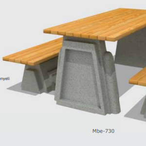 Alternative view of TerraForm Concrete Picnic Table Set