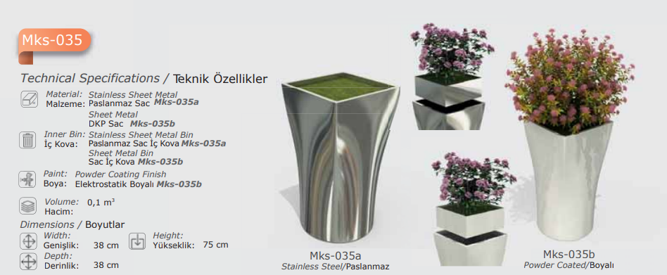 FlowEdge Rectangular Decorative Planter - Image 2