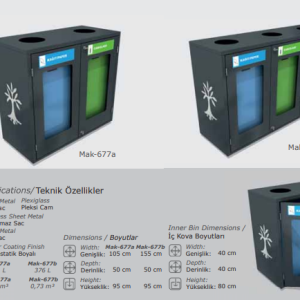 Alternative view of ClearView Recycling Station