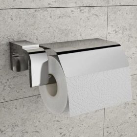 Maxiflow F1 Accessories Chrome Plated Toilet Paper Holder with Lid
