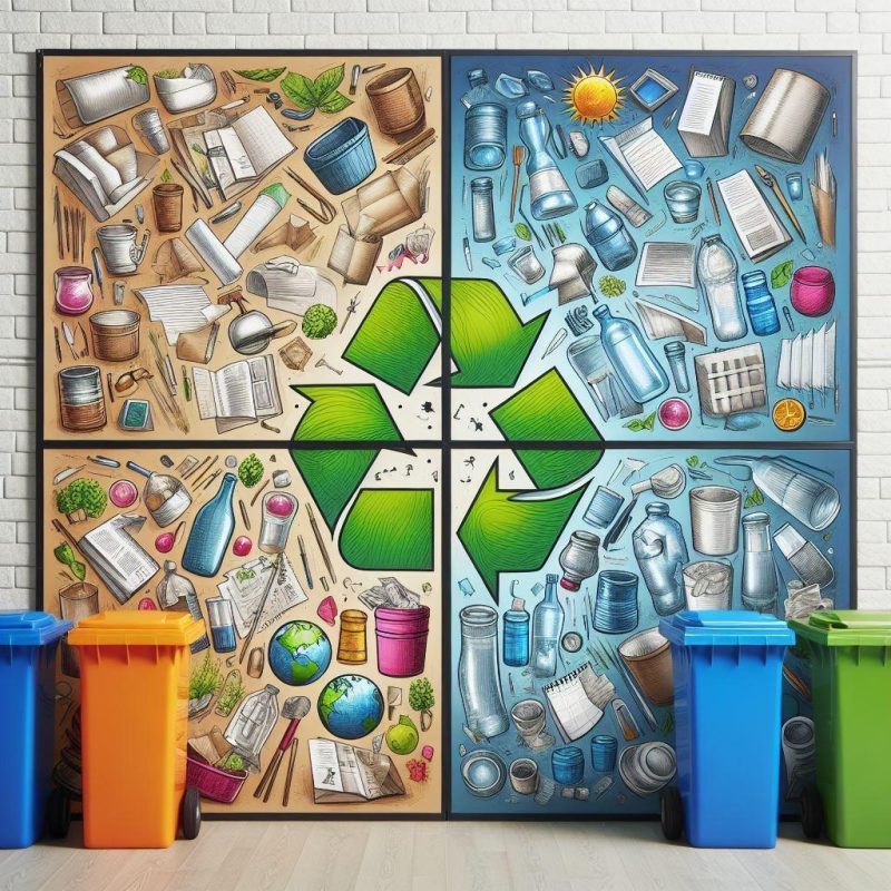 Recycling Waste Bins