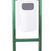 Outdoor Garden Park Sidewalk Garbage Bins Pipe Type Flat