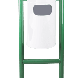 Outdoor Garden Park Sidewalk Garbage Bins Pipe Type Flat