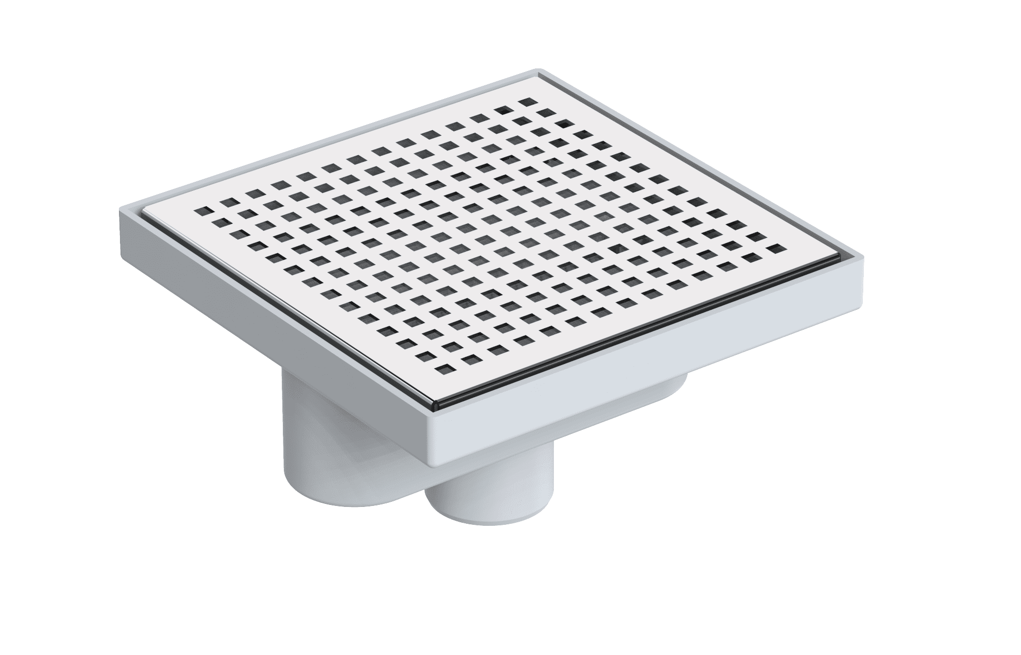 Maxiflow Square Series Shower Drain Ø 50 Bottom 20x20 cm