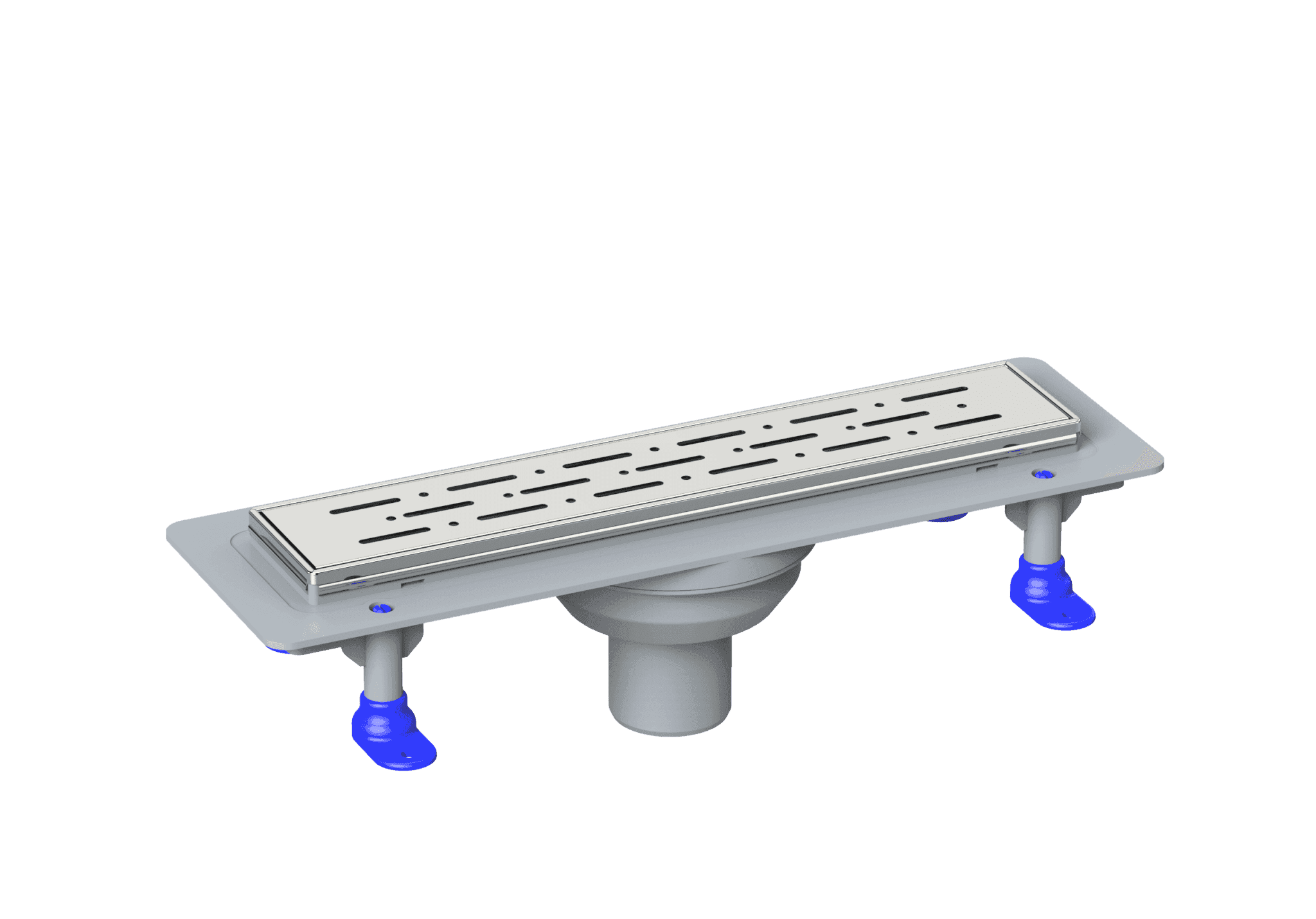 Maxiflow Prime Shower Drain Framed Bottom Outlet 40 cm