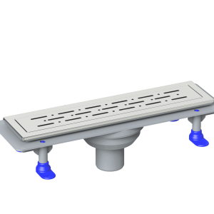 Maxiflow Prime Deluxe Shower Drain Framed Bottom Outlet 60 cm