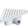 Maxiflow Triangle Series Shower Drain Bottom Ø 50 33 cm
