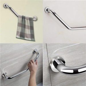 Alternative view of Maxiflow Disabled Series Angled Grab Bar Ø 19