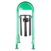 Quality Outdoor Garden Park Sidewalk Garbage Bins Stainless Steel Bucket with Hat