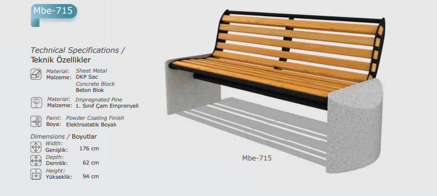 Product Spotlight: Arcwood Concrete Urban Bench - Premium Picnic Tables & Wooden Bridge for UAE