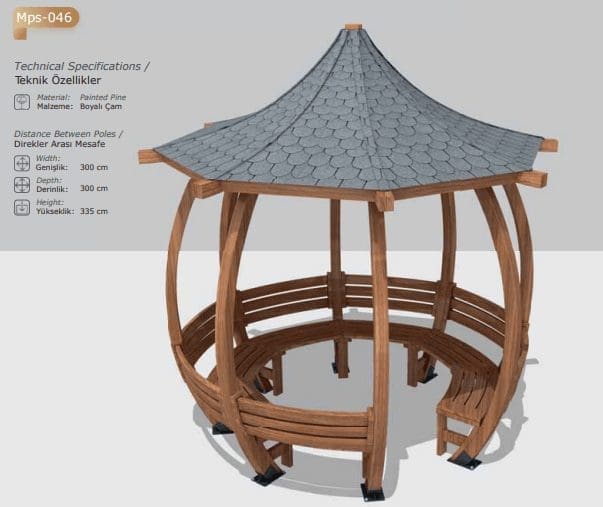 Product Spotlight: Octagon Wooden Camellia - Premium Camellias and Pergolas for UAE