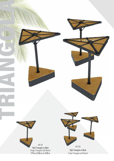 Product Spotlight: Triangola Series – Outdoor Shade Structu - Premium Camellias and Pergolas for UAE