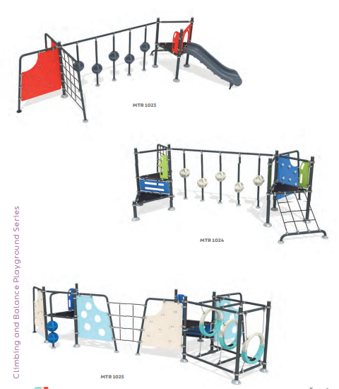 Balance Track with Sliding Sec vs Metal Box Profile Playground S: Be
