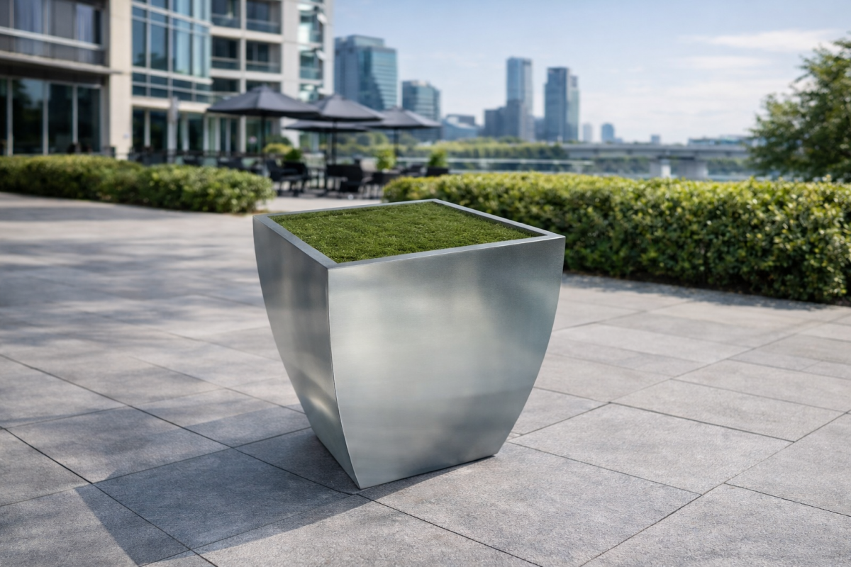 Forma Stainless Steel Planter vs Vertisculpt Slim Decorative Pl: Bes