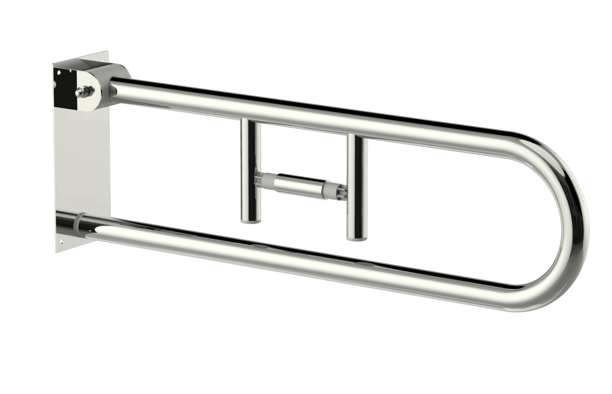 Maxiflow Grab Bar with Articul vs Maxiflow White Articulated Gra: Be