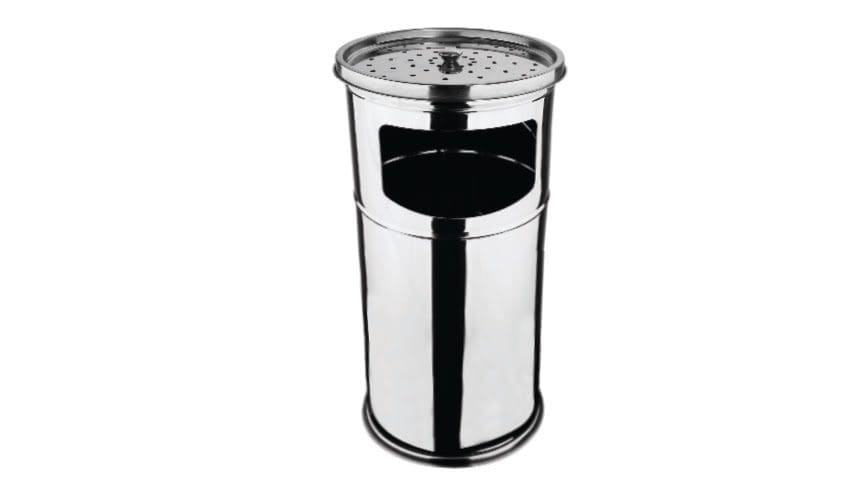 Why Malls in UAE Choose Maxiflow grated column ashtray 60 cm Ø 26 f